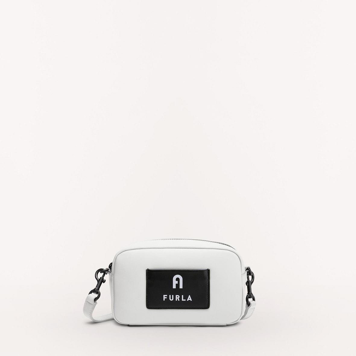 Furla Iris Crossbody White Black Women South Africa HL6508341